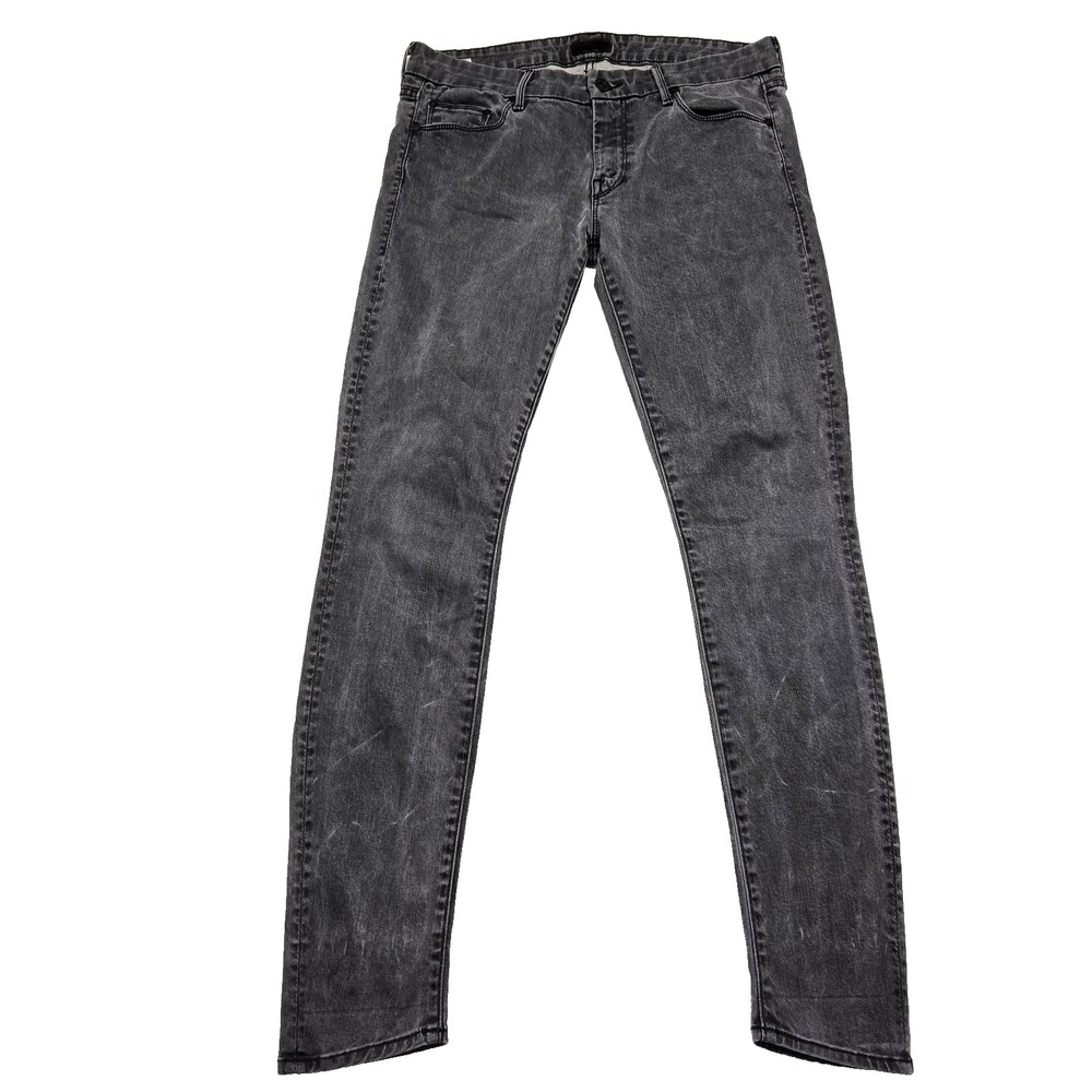 Mother The Looker Skinny Jeans Womens‎ 30 Charcoal Gray Denim Mid Rise Stretch